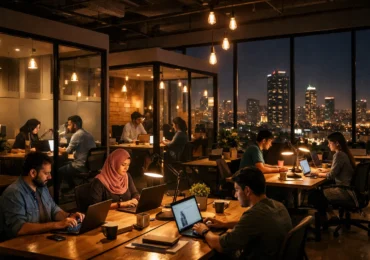Night Shift Coworking Space in Karachi