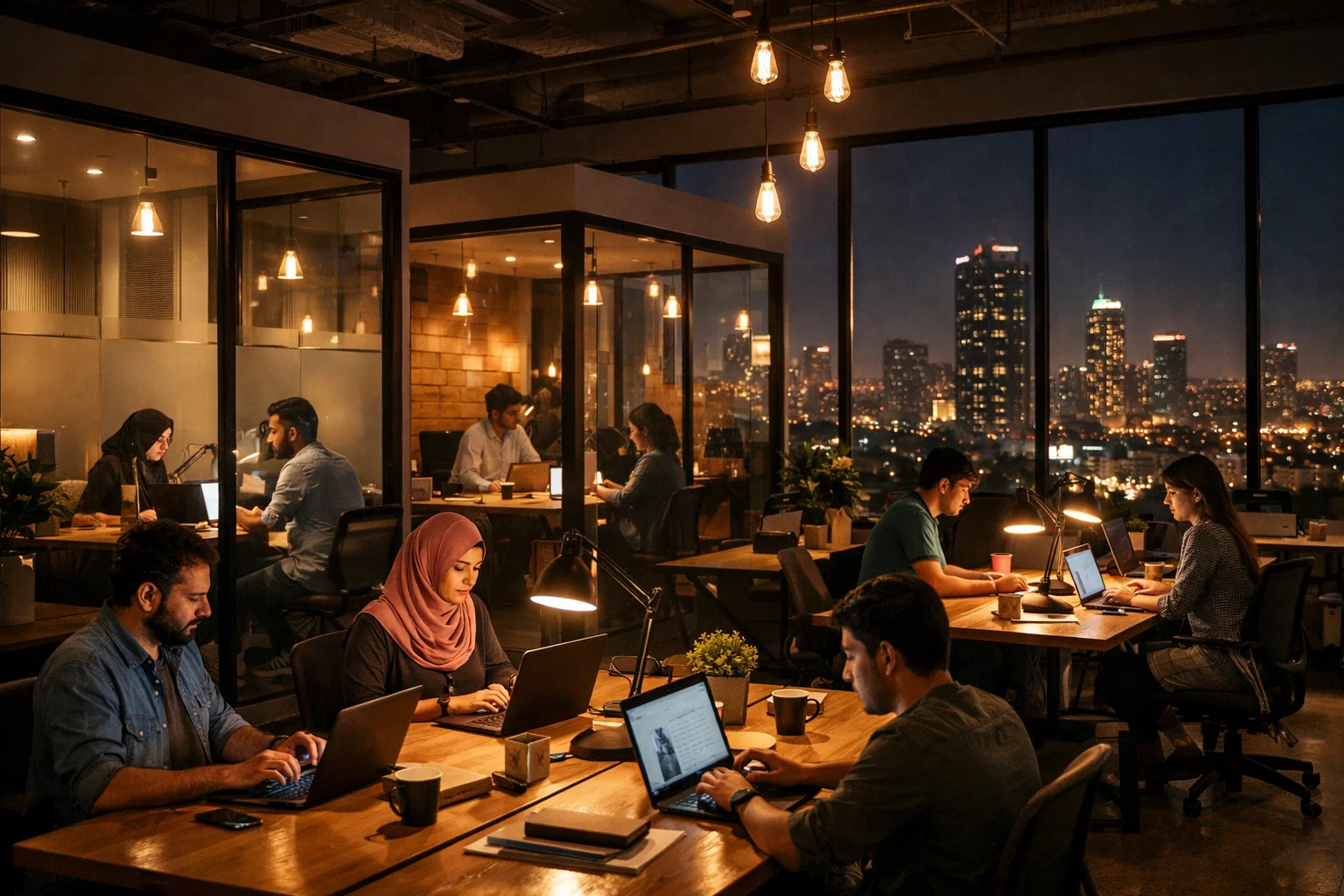Night Shift Coworking Space in Karachi