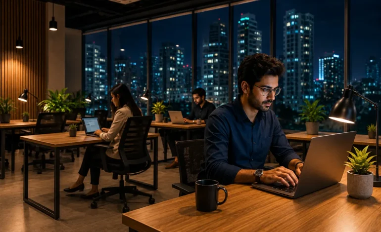 Night Workspace in DHA Karachi