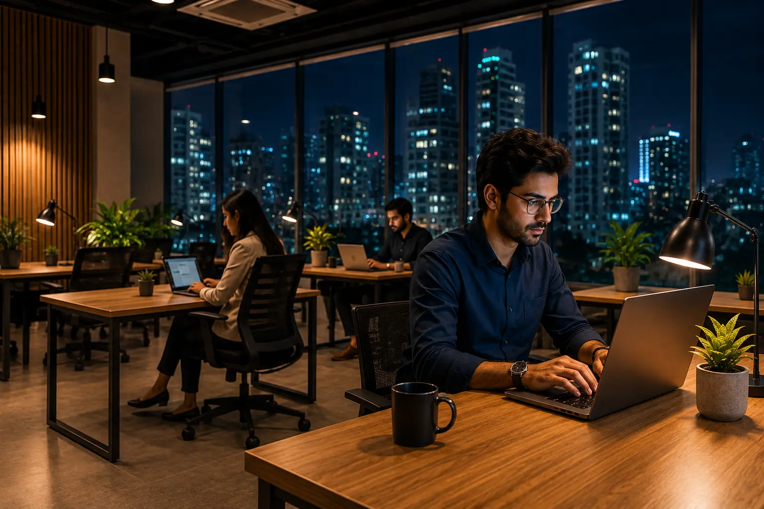 Night Workspace in DHA Karachi